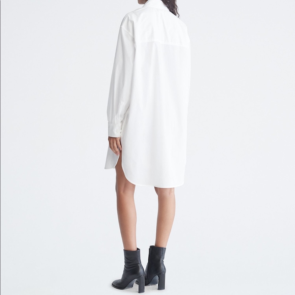Calvin Klein- Cotton Shirt Dress - with tags - Picture 4 of 9